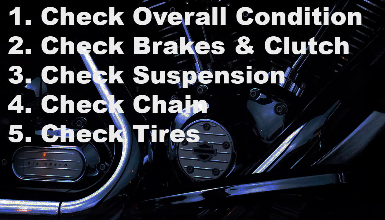 Motorcycle Checklist for Used Buyers