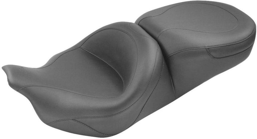 Mustang 76033 One-Piece Touring Seat compatible for HD FL 2008 to 2018