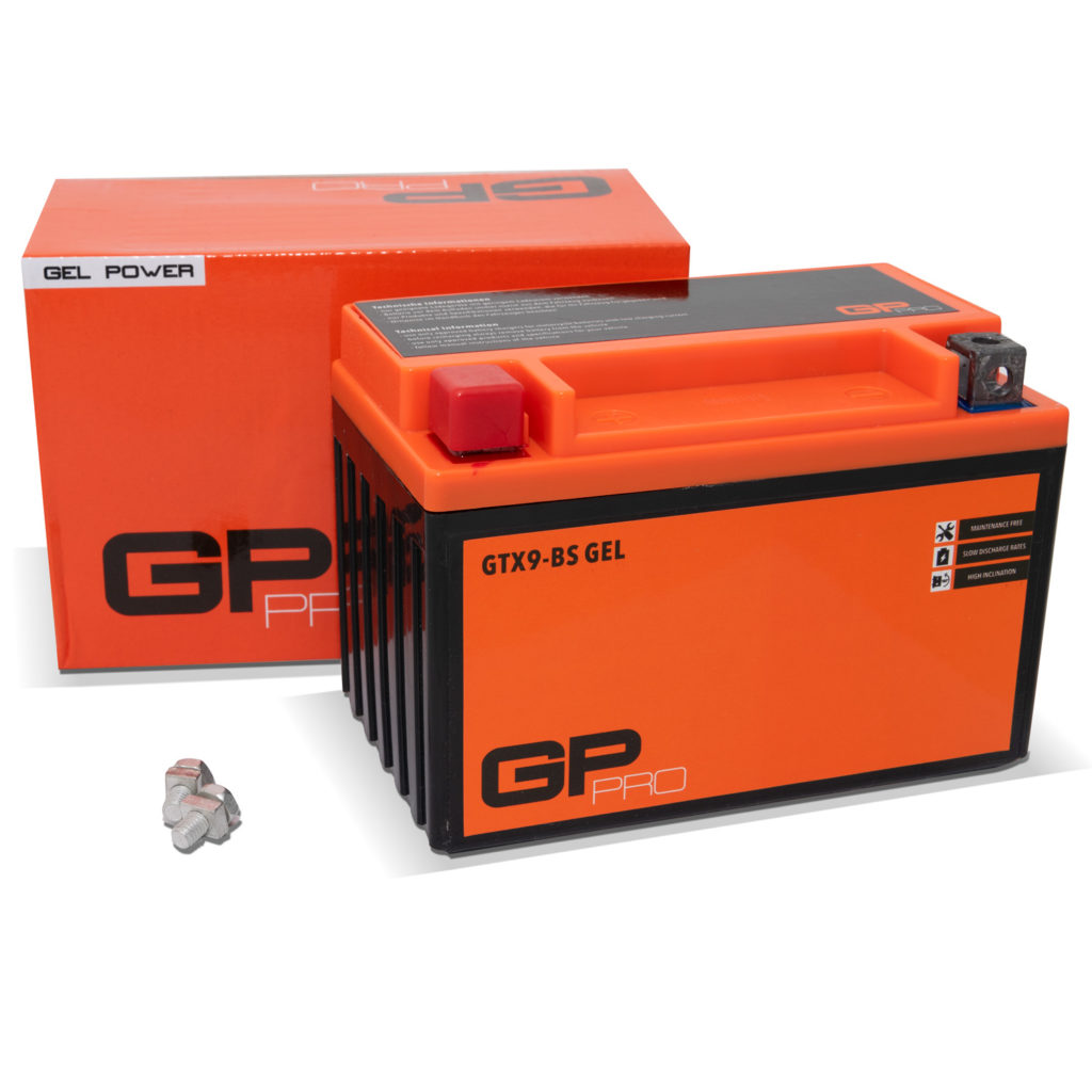 GP Pro Gel Starter Battery for ATVs in Orange