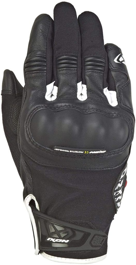 Ixon Gloves Moto RS Slick HP, Black/White