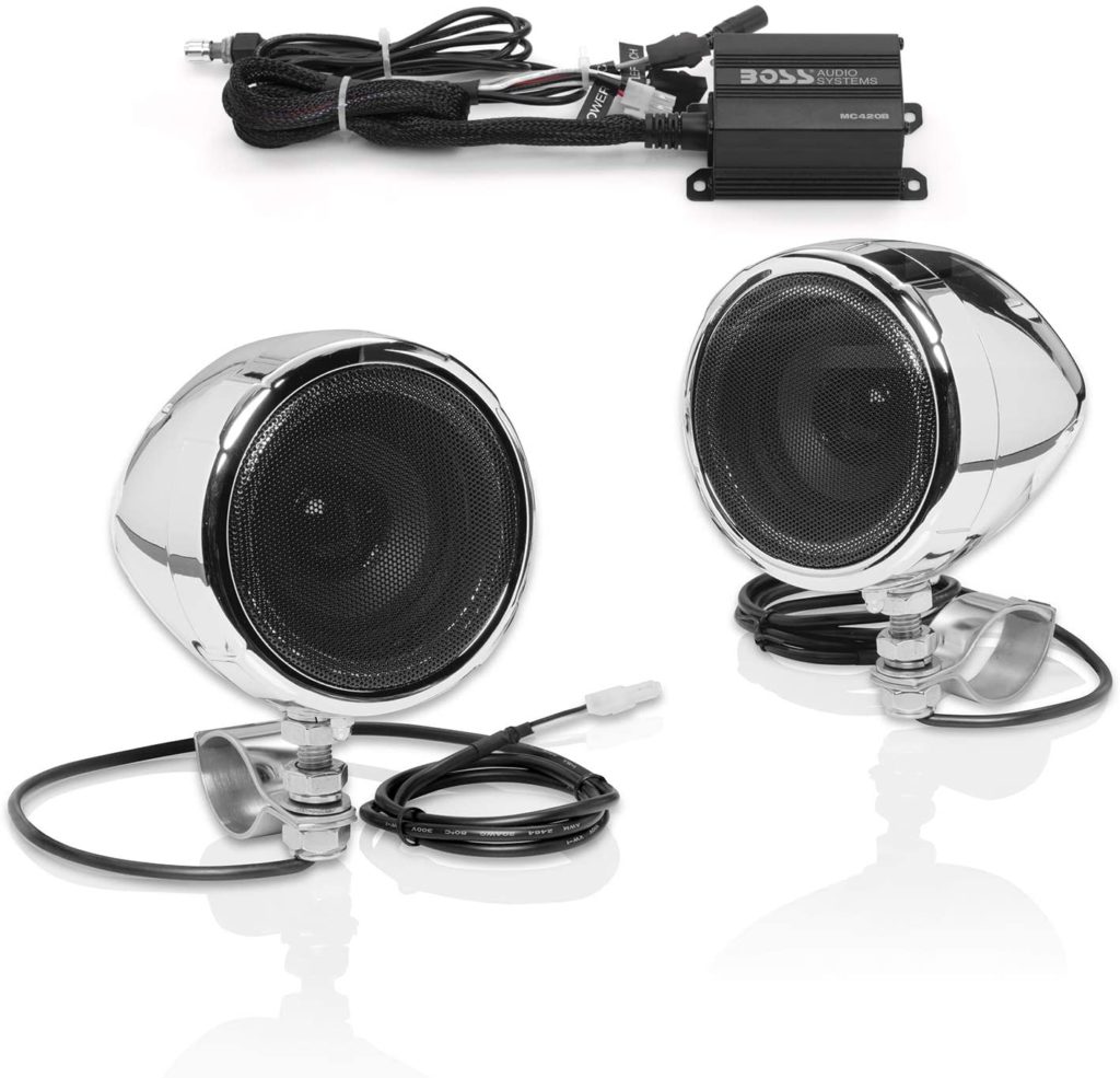 pyle motorcycle two 3 inch speakers
