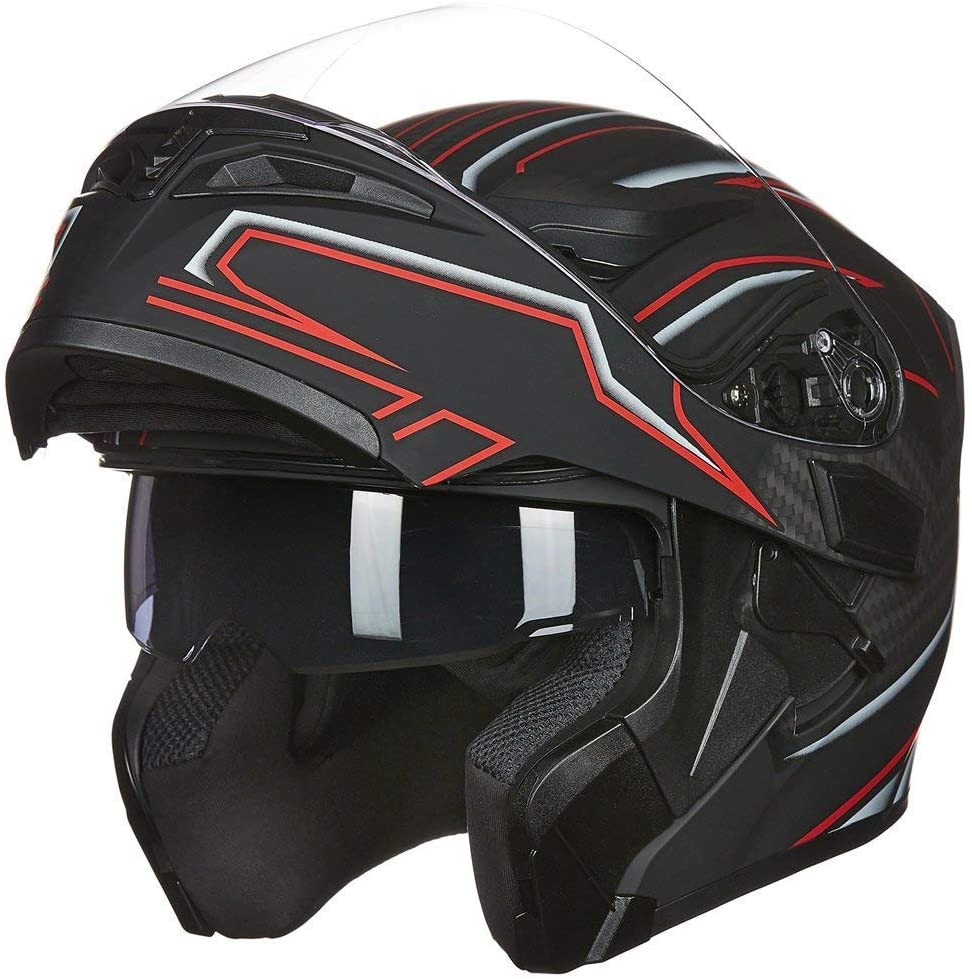ILM Motorcycle Dual Helmet for Snowmobiling