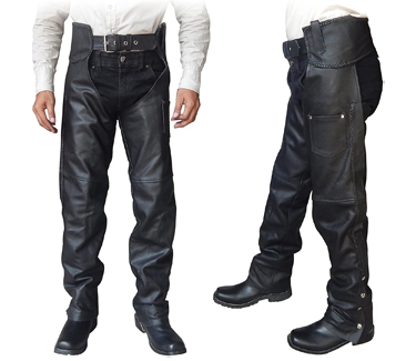 ARD Champs Unisex Braided Motorcycle Chaps