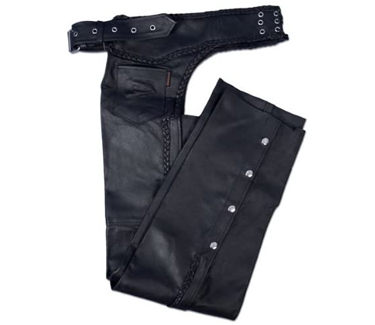 Hot Leathers Heavyweight Leather Chaps